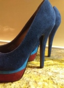 Нови луксозни дамски велурени обувки &amp;quotClaudia Ghizzani&amp;quot- 38 номе
