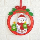 2589 Коледна украса 3D за стена Merry Christmas, 24 cm