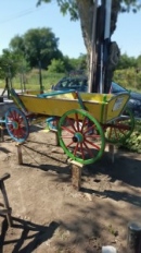 Реставрирана магарешка каруца